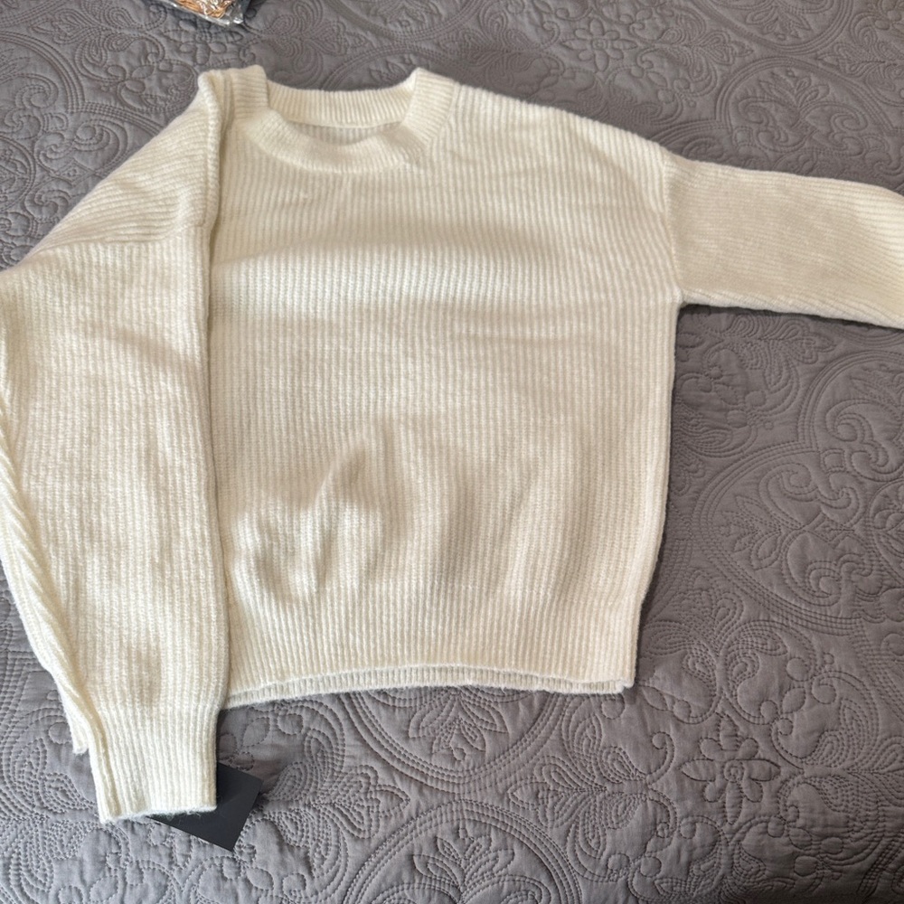 NVGTN Cream Sweater